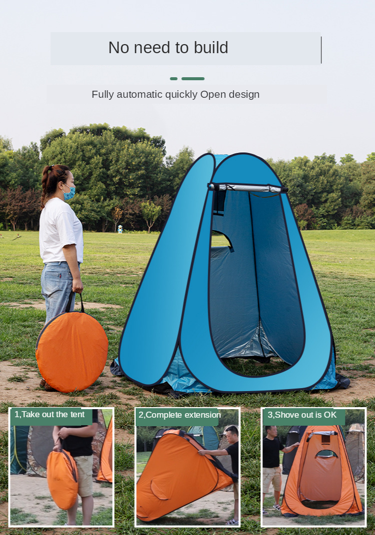 Cheap Goat Tents Bathing Tent Camping Shower Tent Changing Tent Warm Thickening Changing Tent Simple Bathing Cover Toilet Outdoor Tents